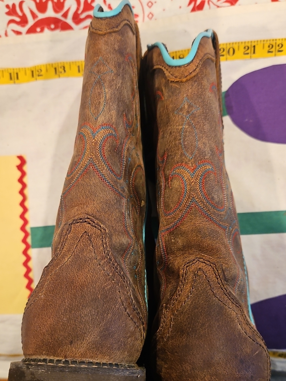 Justin Cowboy Boots Size 10B Womens - Picture 10 of 11
